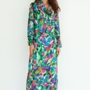 ❤️Vintage D’Allairds Floral Dress 14
